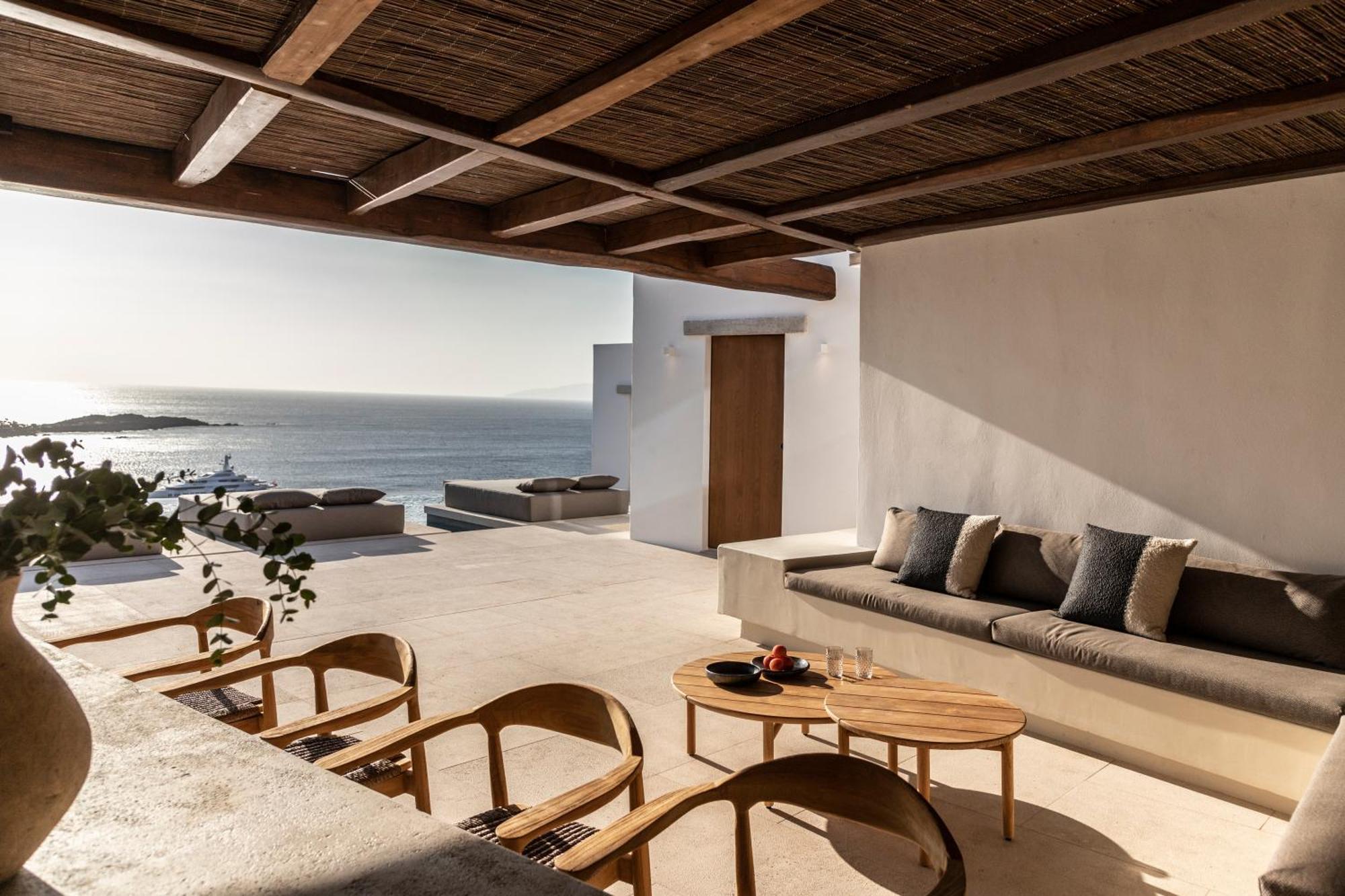 The Skyvilla Mykonos - A Landmark Property With Breathtaking Views Of The Psarou Bay Mykonos Town Zewnętrze zdjęcie