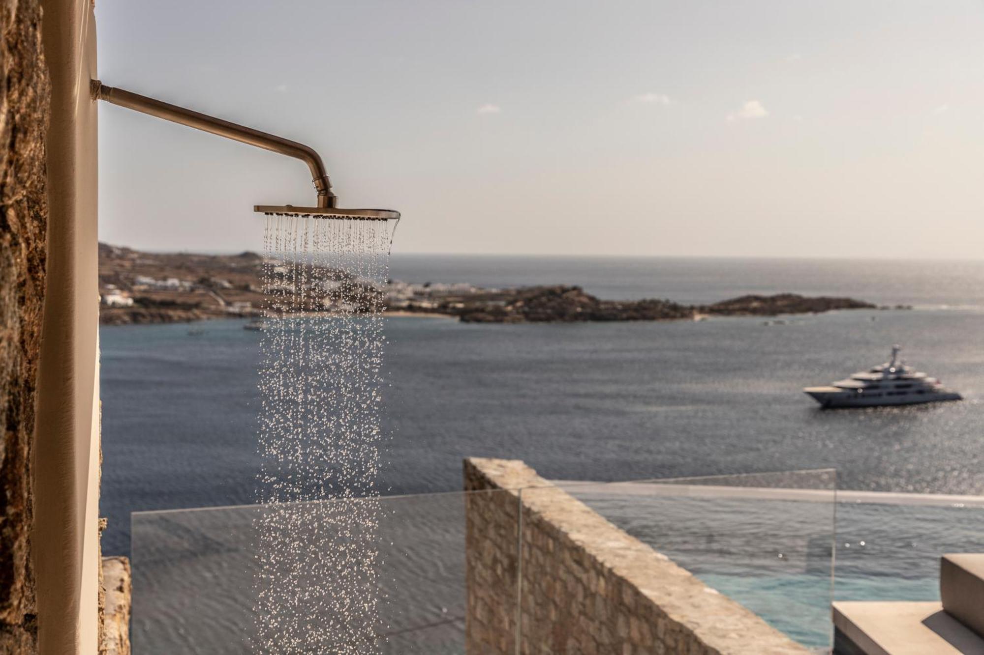 The Skyvilla Mykonos - A Landmark Property With Breathtaking Views Of The Psarou Bay Mykonos Town Zewnętrze zdjęcie